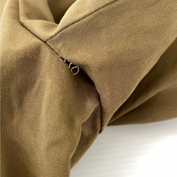 Cue Womens Jacket Khaki Brown Button Up Mid Length Office Work Business Size S 8 - Picture 6 of 9